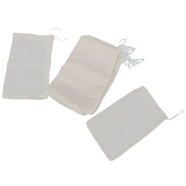 Cotton muslin drawstring outlet bags