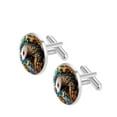 thumbnail image 2 of Pangolin Formal Attire Shirt Cufflinks Made of Stainless Steel for Elegant Events, 2 of 6