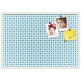 thumbnail image 2 of PinPix 34x24 Custom Cork Bulletin Board Bule Polka Dot Poster Board Has a Fabric Style Canvas Finish, Framed in Bule Polka Dot, by ArtToFrames (PinPix-341), 2 of 6