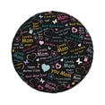 thumbnail image 2 of Bingfone I Love You Mom Spare Tire Cover Weatherproof Universal Wheel Protectors For Rv Camper Travel Trailer Suv Truck-17 Inch, 2 of 9