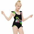 thumbnail image 6 of Apex Legends Octane Girls Swimsuit Ruffle One-piece Beachwear Kids Cute Swimwear Summer Bathing Suit 9-11Y（140cm）, 6 of 8