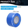 thumbnail image 2 of Unique Bargains Grip Tape, Self-Fusing Silicone Tape 10ft, Sealing Repair Wrap Tape, Multicolor 2Pcs, 2 of 6