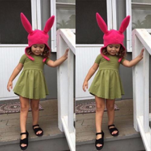 IZhansean Family Matching Bunny Ears Hat Bob's Burgers Louise Pink Cosplay  Bunny Ears Hat Costume Cosplay (Pink, S (Kids)) : Clothing, Shoes & Jewelry  