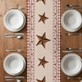 thumbnail image 6 of Country Star Plaid Table Runner - 36 Inch Long, Kitchen Dining Table Runner Dresser Scarves, Retro Western Farmhouse Barn Berry Farmhouse Decor for Coffee Tables Wedding Party Banquet, 6 of 8
