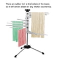 thumbnail image 3 of xinxixnxx Pasta Drying Rack Stainless Steel Kitchen Noodle Dryer Collapsible Rotatable Pasta Stand, 3 of 7