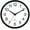 Atomic_black, variant on Wall Clock, Modern Small Wall Clocks Battery Operated 8 Inch, Silent Non-Ticking Analog Classic for Office, Home, Bathroom, Kitchen, Bedroom, School(Blue Gray)