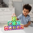 thumbnail image 4 of PicassoTiles Magnetic Tiles for Kids – 42PCS STEM Building Set, Educational Construction Toy, Creative Learning Kit, Hands-On Magnet Blocks, 4 of 10