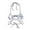 Silver, variant on Halter Metallic Crop Top Shiny Triangle Bralette Rave Bra Swimsuit Top Silver Free Size