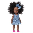 thumbnail image 2 of Baby Toy HUOGUO, pelo rizado africano negro, 35 cm, de vinilo, 2 of 3