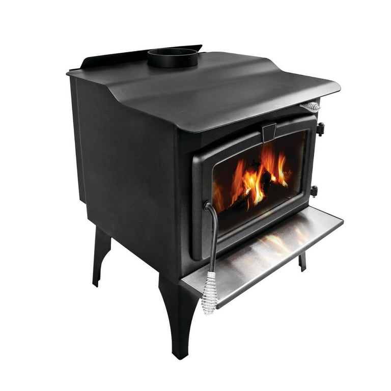 Pleasant Hearth 1800 Sq. Ft. Medium Wood Stove with Legs and Blower -  Walmart.com