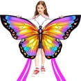 thumbnail image 1 of Mariposa Kite Honbo para niños y adultos con mango de línea de 300 pies, 1 of 8