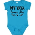 thumbnail image 3 of Inktastic My Yaya Loves Me Grandchild Girls Baby Bodysuit, 3 of 5