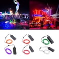 thumbnail image 3 of Ounissouiy Cuerda luminosa flexible resistente al agua con controlador USB Tubo de LED intermitente constante/rápido de 9 pies Iluminación y accesorios naranja 9ft, 3 of 6