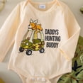 thumbnail image 5 of Enyan Newborn Baby Boy Outfits Long Sleeve Crewneck Romper+Camo Deer Pants+Hat Set 3PCS Infant Hunting Clothes(Size 3-6 Months), 5 of 9