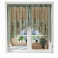thumbnail image 5 of Sunyuer Lace Swag Curtains for Kitchen Window Doorway Flower Curtains Valance for Living Room Rod Pocket Light Filtering Sheer Short Curtains for Coffee Decor, 1 Panel, 5 of 7