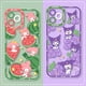 thumbnail image 2 of Funda de silicona suave Melody Kuromi Fruit para Samsung Galaxy S23 S22 Ultra S21 S20 FE S10 Plus Note 20 10 9 A32 A52S A52 A72 xuanjing  unisex, 2 of 2