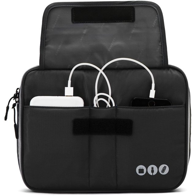 Organizador de cable de viaje universal Accesorios electrónicos Bolsa de transporte para iPad de 9,7 pulgadas, Kindle, adaptador de corriente Zhivalor CZDZ-ST175-1