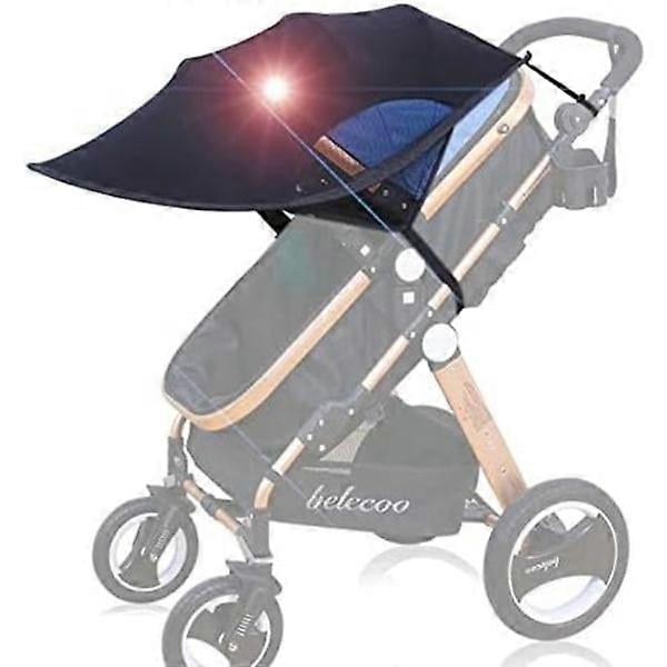 Universal stroller sunshade Anti-UV UPF50+ Hood Adjustable stroller hood Windproof Protection Sunshade UV protection for Stroller Carrier Stroller Bas