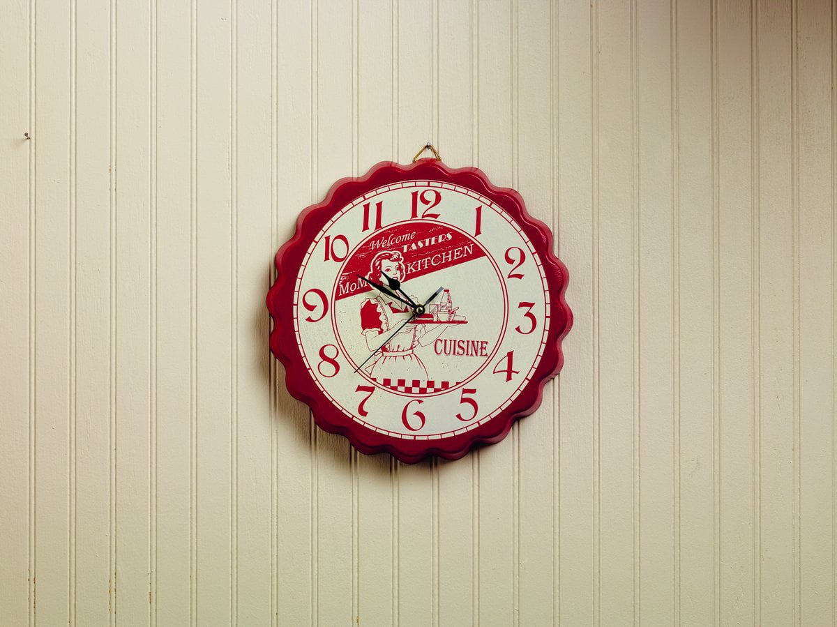 New Red Bottle Cap Wall Clock 