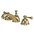 thumbnail image 1 of Kingston Brass KS3962BL 8 Inch -18 Inch Widespread Lavatory Faucet - Polished Brass, 1 of 1