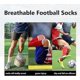 thumbnail image 3 of Pair of anti-slip football socks, men's football grip socks, football socks with rubber dots, suitable for yoga running hiking, 3 of 4