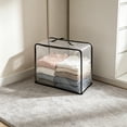 thumbnail image 5 of Tunhigl Clear Clothes Storage Bags, 50L Blanket Storage Containers with Heavy Duty Zipper, Foldable Moving Bags, Closet Organizers for Bedding, Clothing, Comforters, 5 of 6