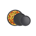 thumbnail image 1 of 3 Moldes Para Hornear Pizza Acero Inoxidable Antiadherente Xtellar Negro, 1 of 4