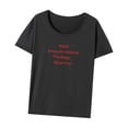 thumbnail image 2 of Camiseta para mujer jinwen moda clásica casual deportiva cómoda tripulación XL, 2 of 8