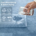 thumbnail image 4 of Bath Towels Set of 4, Large 28"x 55" Bath Towels Highly Absorbent & Quick Dry, 100% Microfiber Bath Sheets, Soft Luxurious Towels for Bathroom Spa Hotel Gym, Blue, 4 of 7