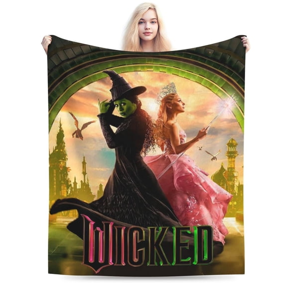 Ultra Soft Fleece Flannel Blankets Wicked Cozy Warm Throws for Couch Sofa Bed 50"x40"