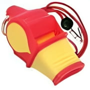 Fox 40 Sonik Blast CMG 3-Chamber Pealess Whistle + Lanyard، Pink