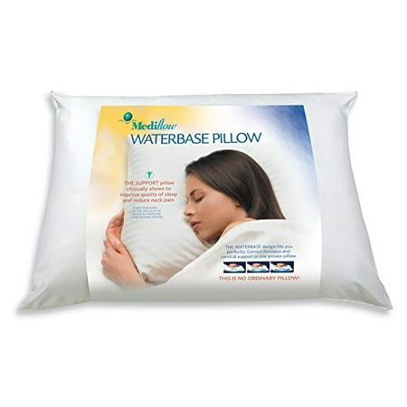 Mediflow Original Waterbase Pillow - Improve Sleep 4 Ways and Reduce Neck (Best Pillow To Reduce Neck Pain)