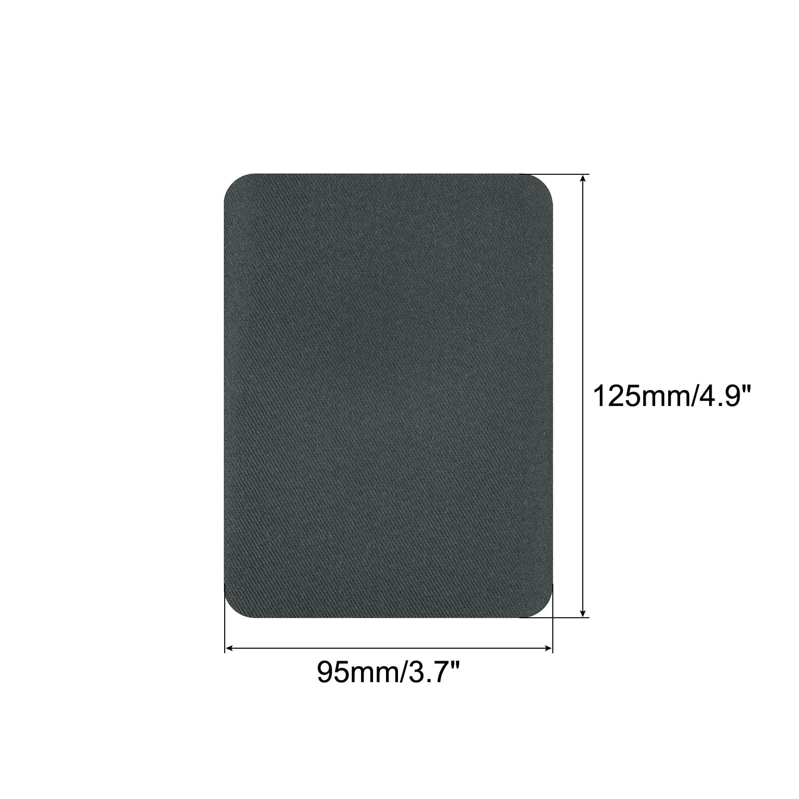 Unique Bargains Fabric Iron-on Patches for Clothes Hole Repairing and Decoration Dark Grey