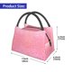 thumbnail image 2 of Fotbe Sparkly Glitter Bolsa Térmica Portátil con Estampado, Bolsa de Entrega de Alimentos Aislada, Bolsa Reutilizable de Gran Capacidad para Comidas y Supermercado, 2 of 6