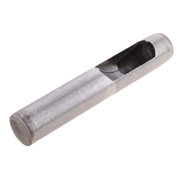 1 punzón hueco redondo de 0,5-30 mm para trabajar el cuero, herramientas de acero para bricolaje 15mm