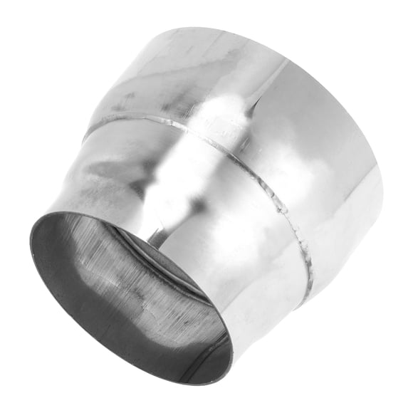 Mandrel Exhaust Pipe Adapter Concentric Reducer Car Exhaust Pipe Tubing Piping Adapter 4" OD to 5" OD 4" Length 201 Stainless Steel Silver Tone