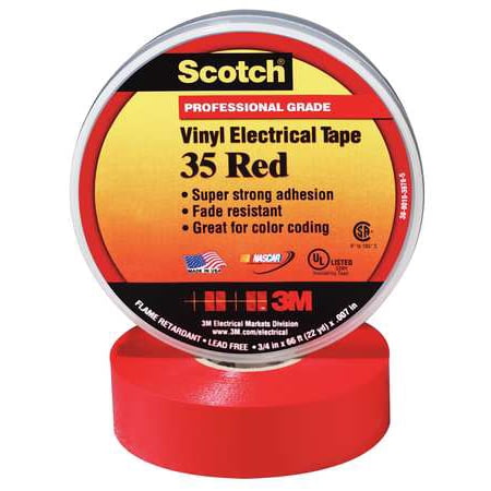 3m Scotch 845 Book Tape - 3M Scotch 35 Electrical Tape, 7 mil, 1/2