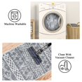 thumbnail image 4 of HiiARug Hallway Runner Rug Soft Laundry Rug Runner with Rubber Backing Non Slip Washable Runner Rugs for Hallway Entryway Runner Mat for Entrance, Bed Room, Living Room, Kitchen (2x6 ft, 4 of 9