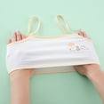 thumbnail image 3 of Girl Bra Training Bra Fit for 8-12Years Cotton Padded Cotton Breathable Cami Bra Elastic Shoulder Straps with Bralette Straps, 3 of 5