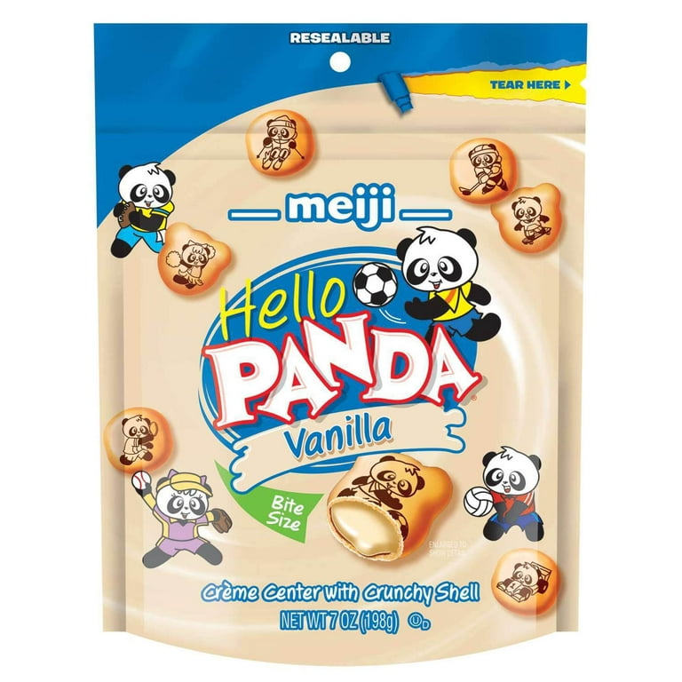 Snackathon Meiji Hello Panda Cookies, 4 Flavors, Chocolate