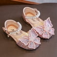 thumbnail image 3 of Toddler Little Girl Butterfly Princess Dress Shoes Mary Jane Flats Wedding Party School Shoes, 3 of 11