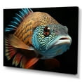 thumbnail image 2 of Designart "Photogenic Fish Portrait" Animals Canvas Wall Art, 2 of 5