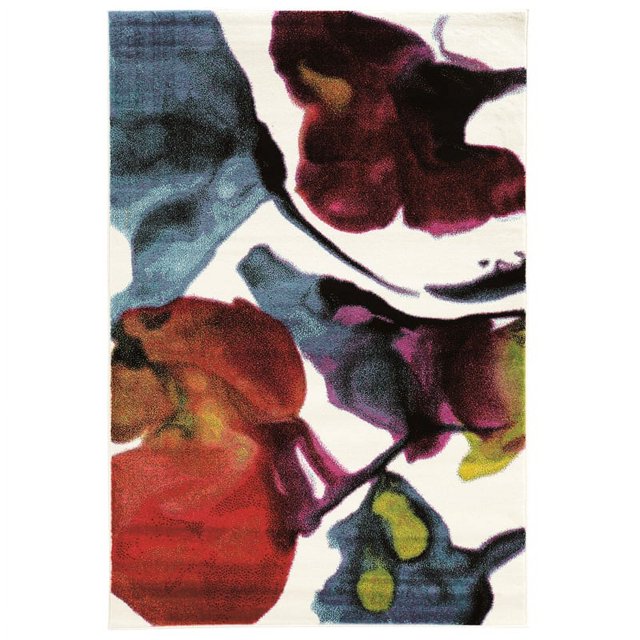 Linon Marisol Water Color Power Loomed Polypropylene 8'x10'3" Rug in Multi-Color