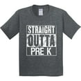 thumbnail image 3 of Inktastic Straight Outta Pre-k Youth T-Shirt, 3 of 5