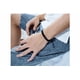 thumbnail image 4 of 2 Pulseras Trenzadas Acero Inoxidable Ajustables Parejas Xtellar Color Negro, 4 of 4