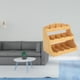 thumbnail image 2 of Organizador plegable de ganchos para toallas y bolsitas de té, soporte para cápsulas de café, para baño, armario, cocina, 2 of 8