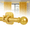 Gold, variant on Curtain Rods No Drilling for Windows 48 to 96 Inch, 5/8 Inch Diameter Drapey Pole with No Drill Curtain Rod Brackets, Renter Friendly Cortineros Para Ventanas (Black)