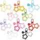 thumbnail image 1 of 10 llaveros acrílicos de estrella en 10 colores, llaveros de estrellas, llaveros de campana de colores, estrellas de cinco puntas, cierre de color caramelo, dije con clip, llaveros colgantes, 1 of 6