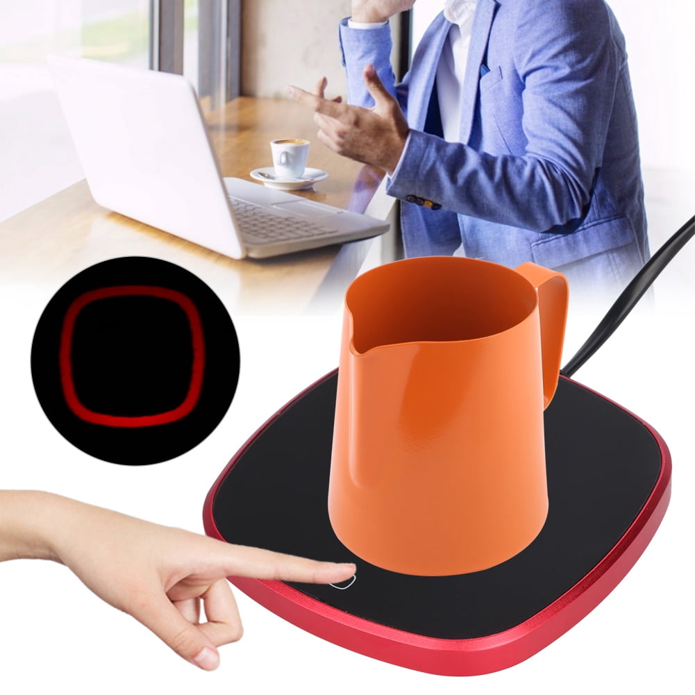 Mgaxyff Cup Warmer Heating Mat Pad Heater for Tea Coffee Milk Home