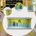 thumbnail image 6 of Almencla 1/64 Scale Model Car Display Case Garage Diorama Decoration, Scenario Ornament, Dustproof Toy Car Storage Box Miniature Scene , D, 6 of 8